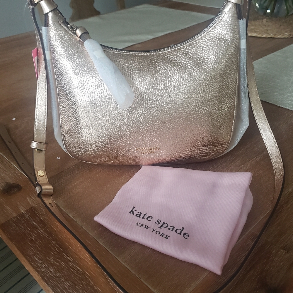 KATE SPADE Lake medium crossbody in rose gold